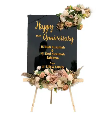 Papan Bunga Akrilik berbek industrial estate sidoarjo