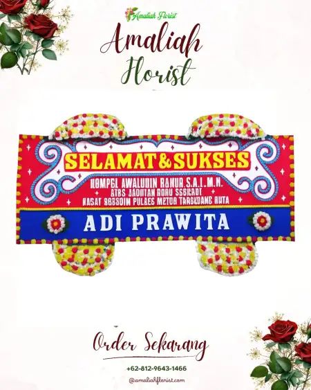 Papan Bunga Ucapan Selamat berbek industrial estate sidoarjo